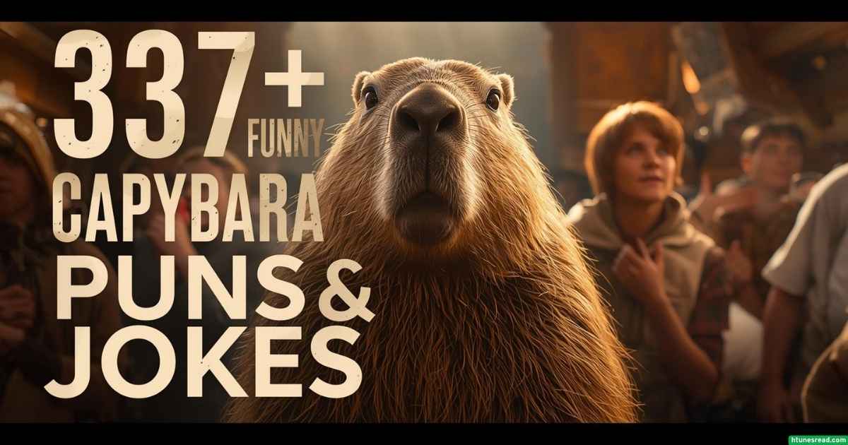 337+ Funny Capybara Puns & Jokes One Liner (2025)