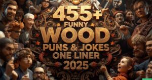455+ Funny Wood Puns & Jokes One Liner (2025)