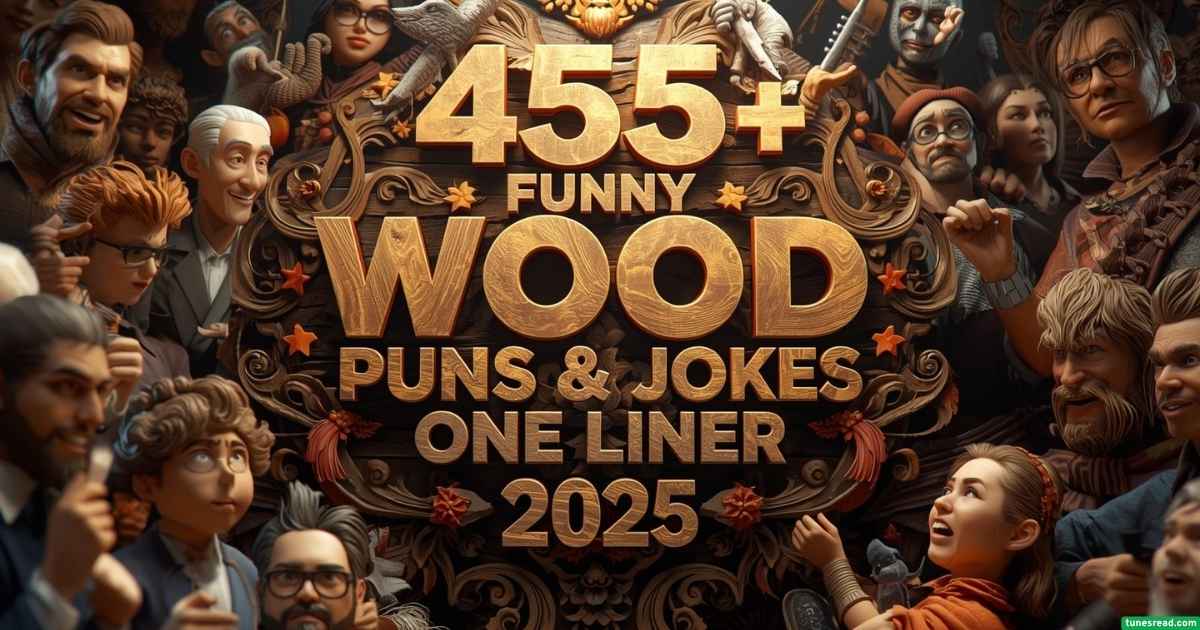 455+ Funny Wood Puns & Jokes One Liner (2025)