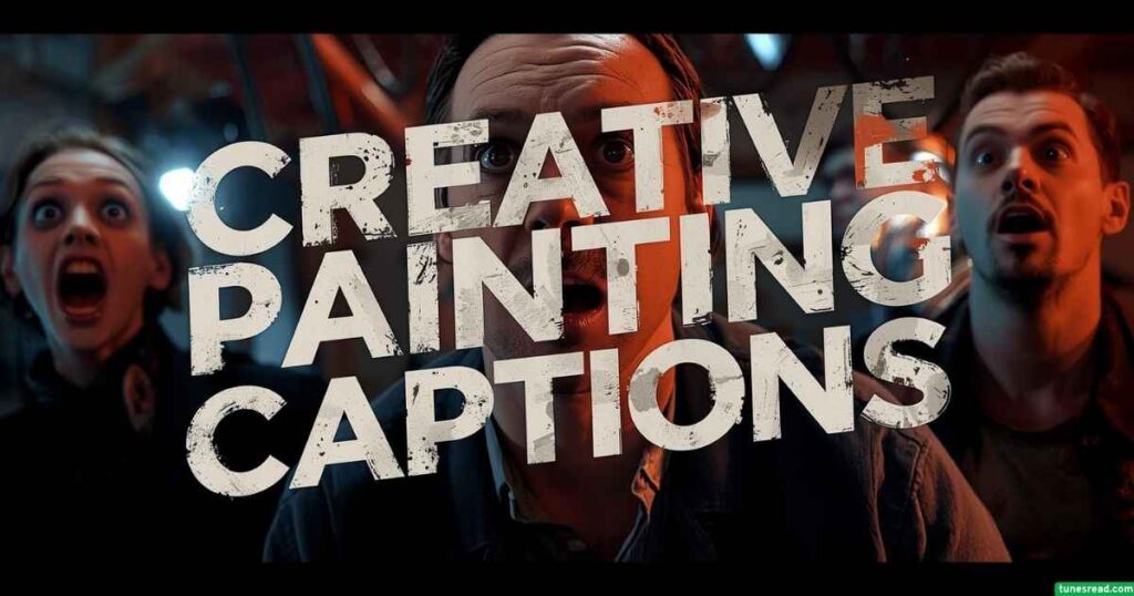Creative Painting Captions
