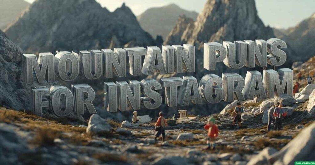 Mountain Puns For Instagram