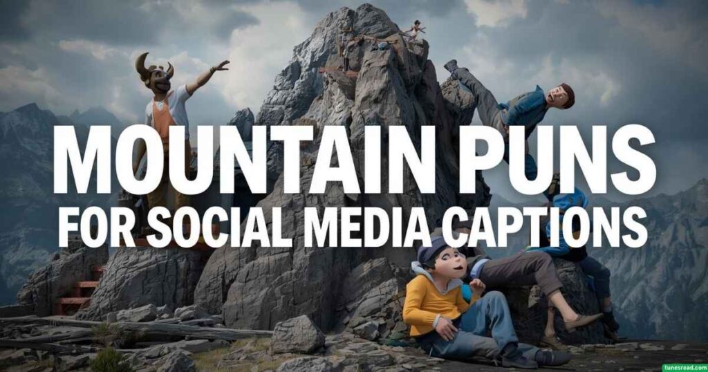 Mountain Puns For Social Media Captions