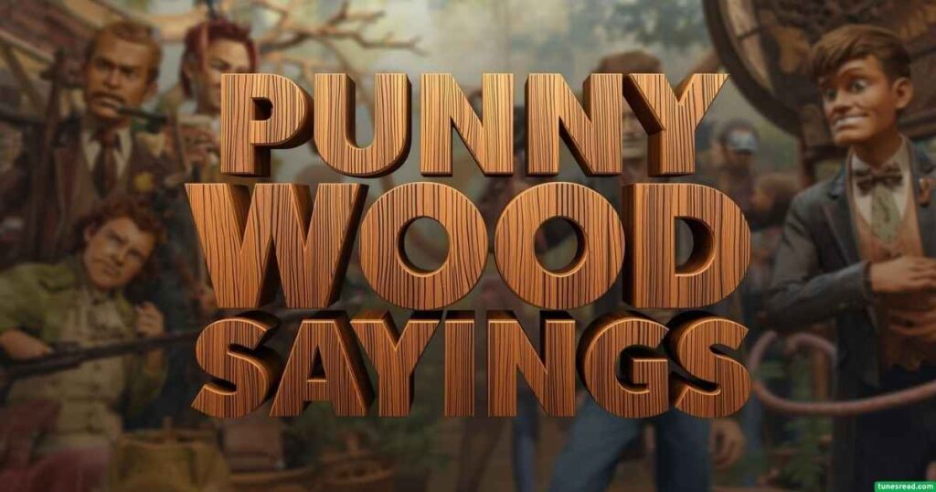 Punny Wood Sayings