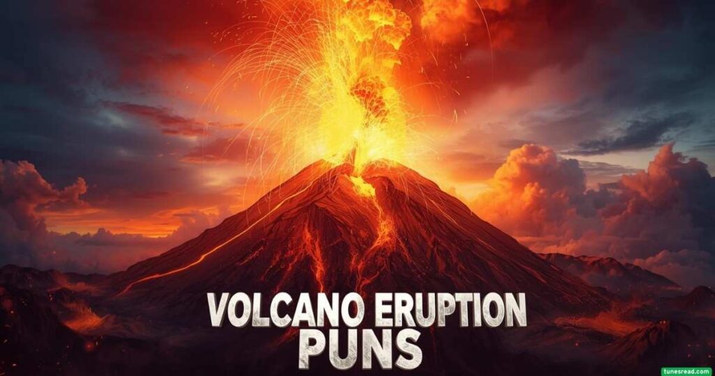 Volcanic Eruption Puns