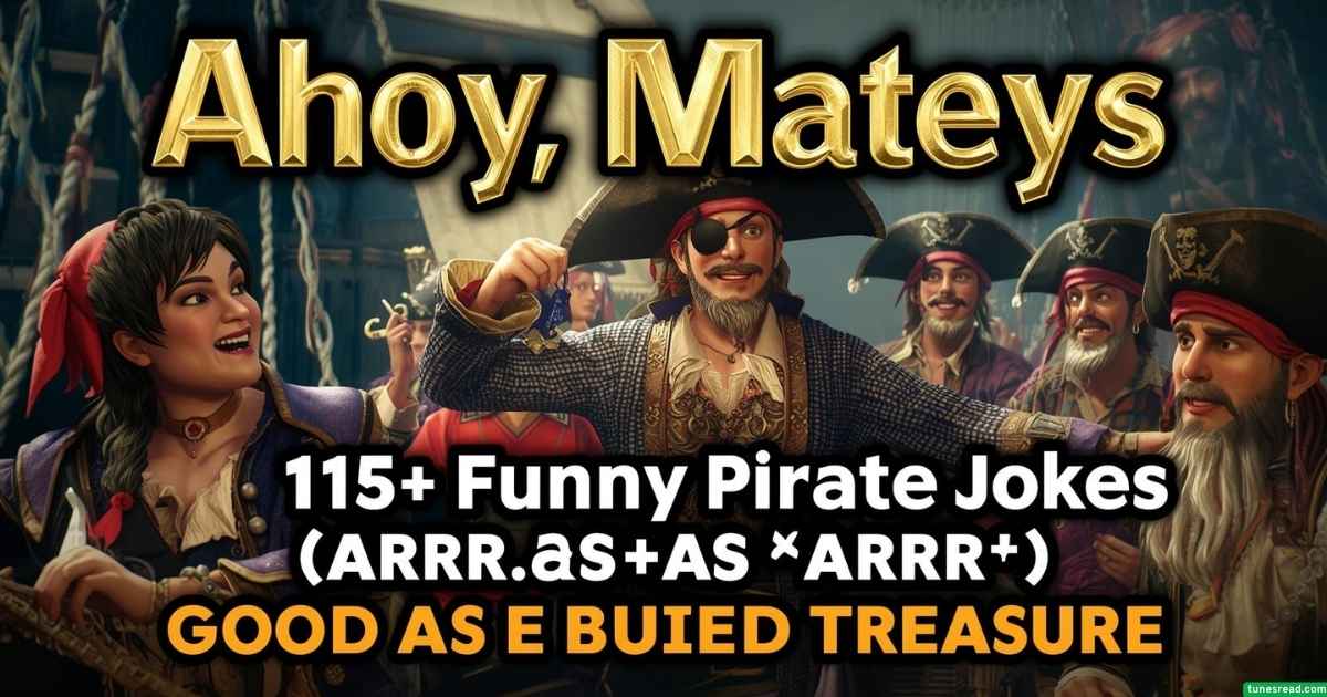 Ahoy, Mateys, These 115+ Funny Pirate Jokes *Arrrr* as Good as Buried Treasure