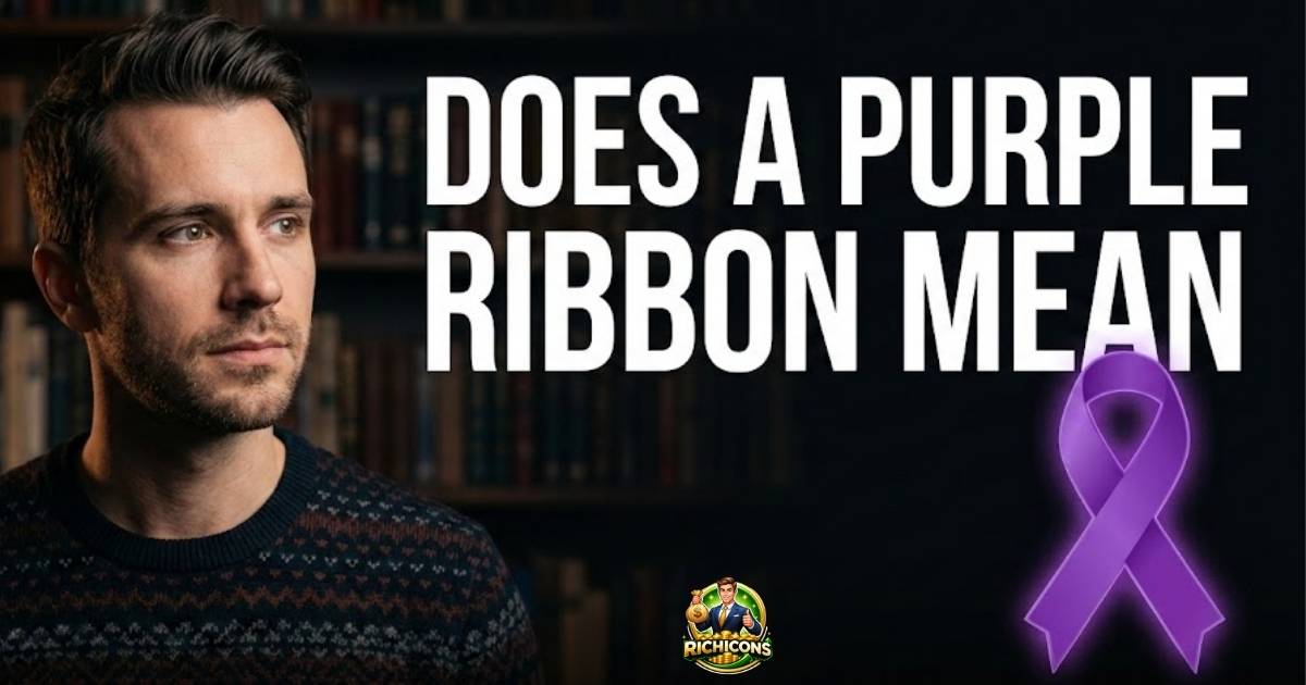 Does a Purple Ribbon Mean