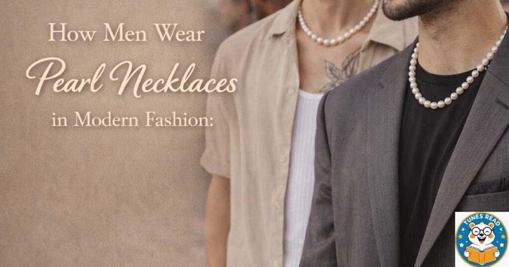 How Men Wear Pearl Necklaces in Modern Fashion